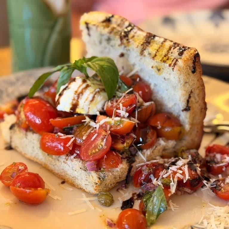 Bruschetta Tricolore at Artista Cucina, Canggu