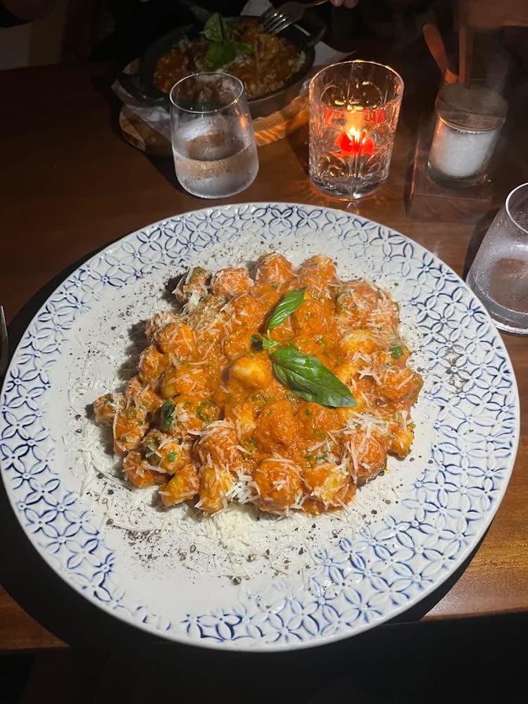 Gnocchi at Artista Cucina, Italian restaurant in Canggu