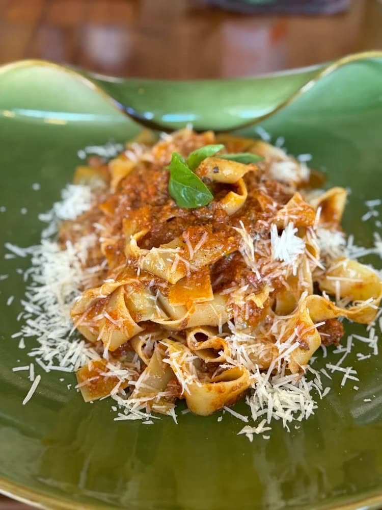 Pappardelle Bolognese at Artista Cucina, Italian restaurant in Canggu