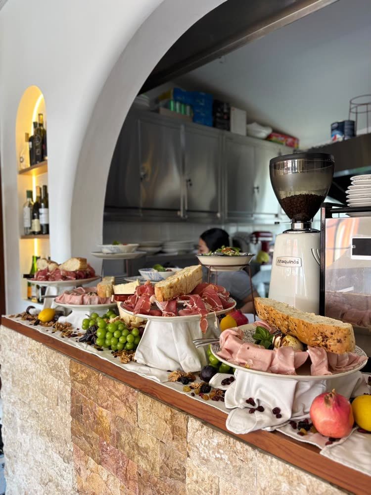 The counter at Artista Cucina