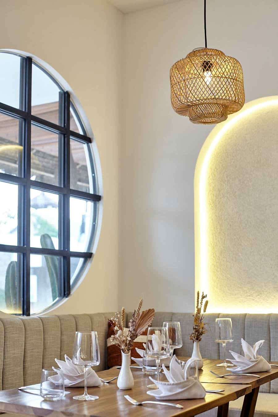 The dining room of Artista Cucina in Canggu